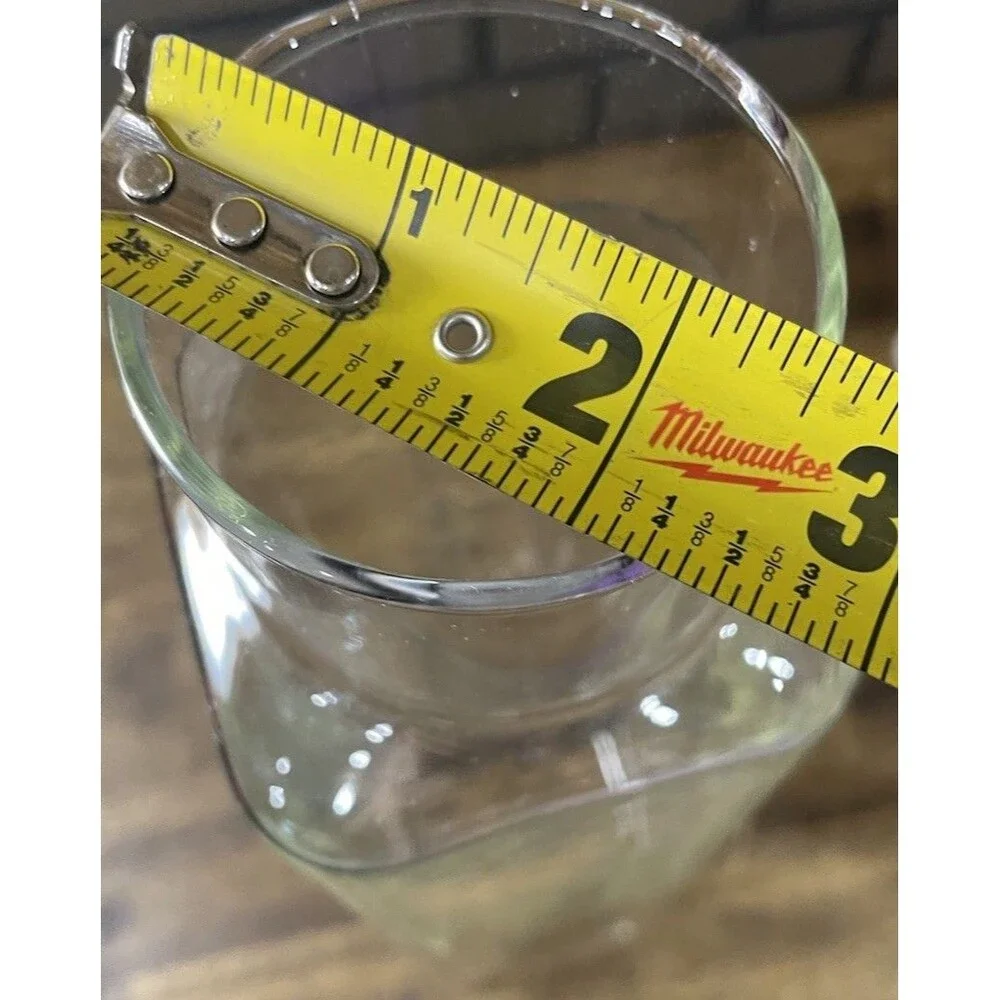 Tall Glass Container Jar Or Vase 13” Clear Glass Flowers | Decorative Items